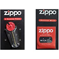 Zippo - Mecha y piedra original para mecheros Zipp resistentes al viento